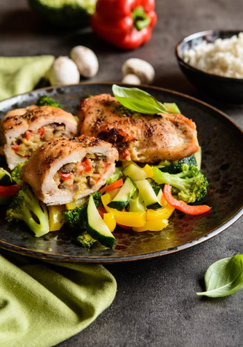 Ricetta Petto di Pollo Ripieno alle Verdure