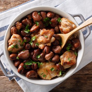 Pollo con Fagioli