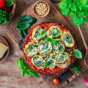 Rotolo di Spinaci all’Emiliana