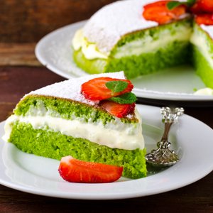 Torta alla Menta con Crema al Cioccolato Bianco