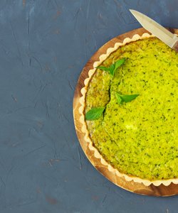 Ricetta Torta Salata con Piselli e Robiola