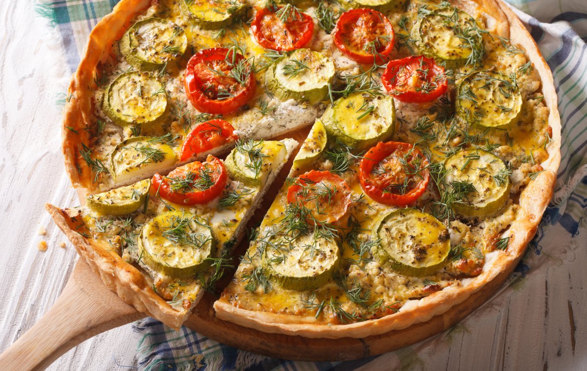 Ricetta Torta Salata con Zucchine e Pomodorini - Il Club delle Ricette