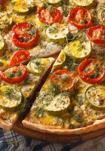 Ricetta Torta Salata con Zucchine e Pomodorini