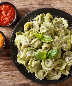 Ricetta Tortellini Verdi con Ripieno di Fonduta