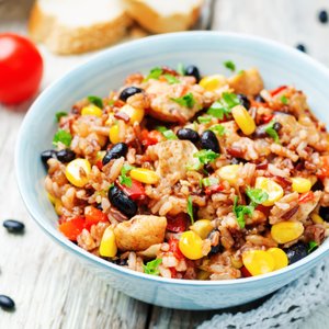 Insalata di Riso Integrale alla Messicana