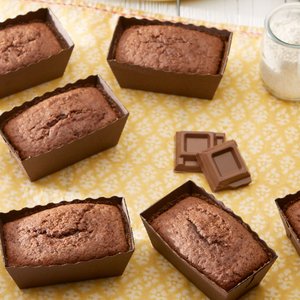 Mini Plumcake al Cioccolato e Yogurt alla Banana