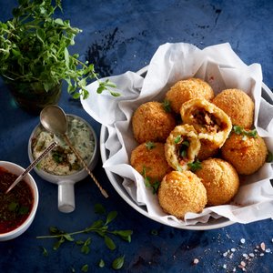 Polpette di Patate Ripiene ai Funghi