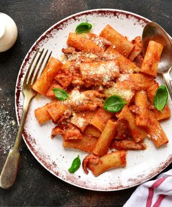 Ricetta Rigatoni con la Pajata