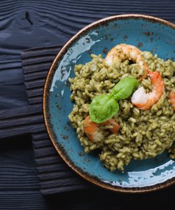 Ricetta Risotto Spinaci e Gamberi