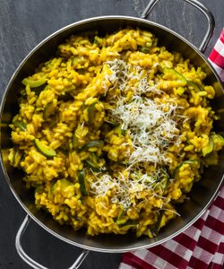 Ricetta Risotto Zafferano e Zucchine
