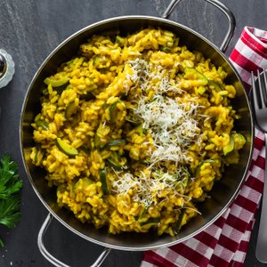 Risotto Zafferano e Zucchine