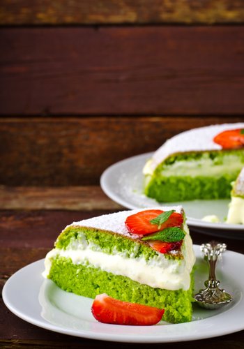 Ricetta Torta alla Menta con Crema al Cioccolato Bianco