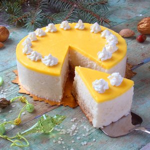 Cheesecake Senza Glutine all’Ananas