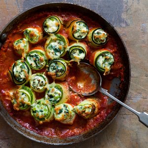 Involtini di Zucchine in Padella