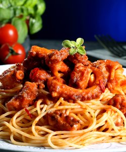 Ricetta Pasta con Polpo