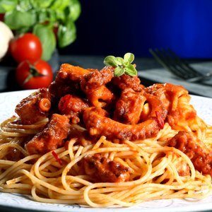 Pasta con Polpo
