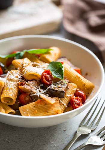 Ricetta Pasta con Melanzane e Pomodorini
