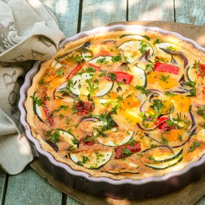 Quiche con Verdure Estive