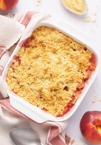 Ricetta Crumble di Pesche