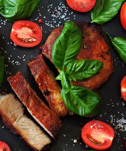 Ricetta Bistecca di Maiale con Pomodorini