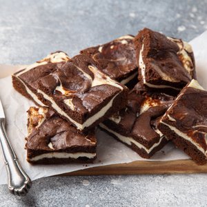Brownies Variegati al Doppio Cioccolato