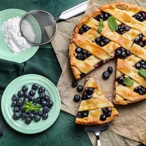 Crostata Veloce ai Mirtilli