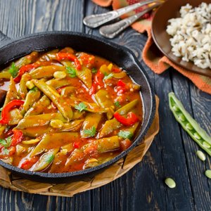 Fagioli Piattoni al Pomodoro