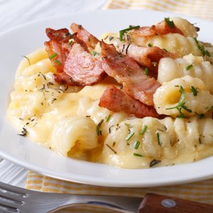 Gnocchi al Formaggio con Bacon Croccante
