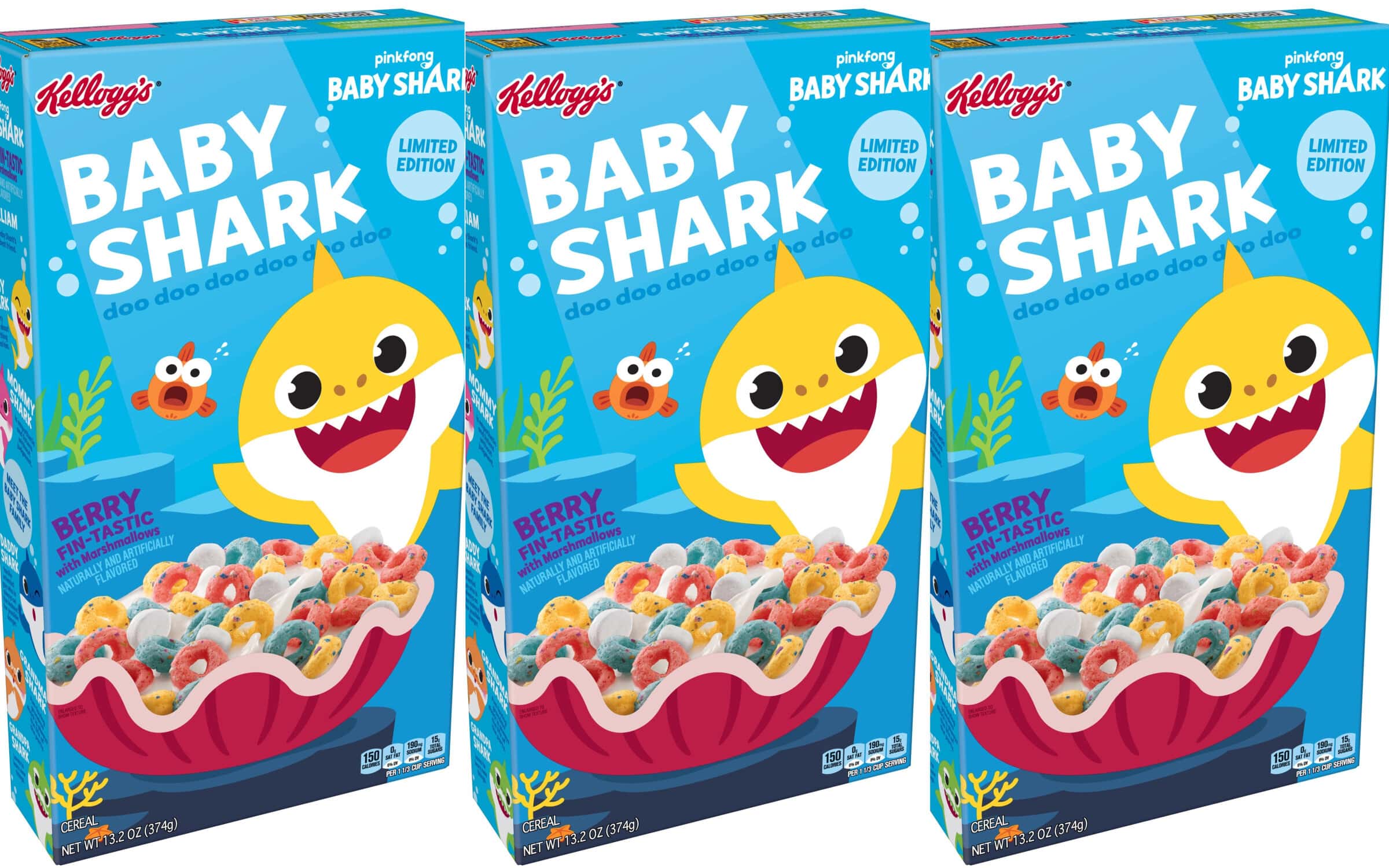 Kelloggs Lancia I Cereali Di Baby Shark