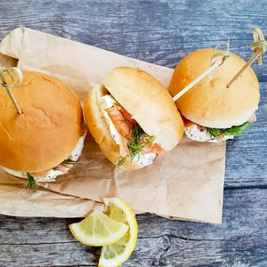 Panini con Salmone e Philadelphia