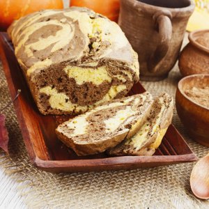 Plumcake Variegato alla Zucca e Cioccolato