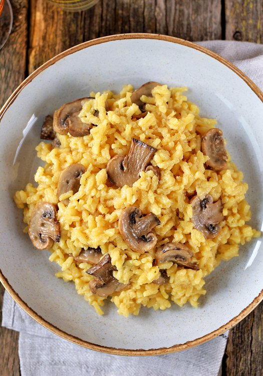 Ricetta Risotto ai Funghi e Zafferano - Il Club delle Ricette