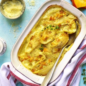 Conchiglioni al Forno con Zucca, Salsiccia e Ricotta