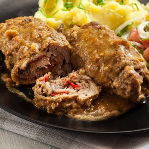 Involtini di Manzo al Vino Bianco