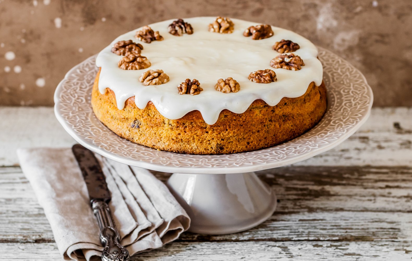 torta di zucca e noci