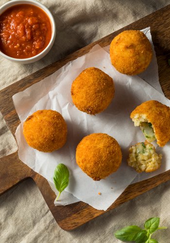 Ricetta Arancini al Basilico