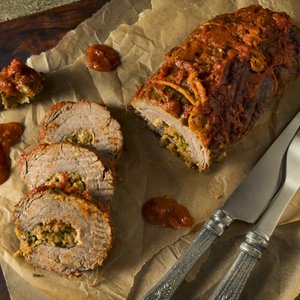 Arrotolato di Manzo in Umido con Castagne