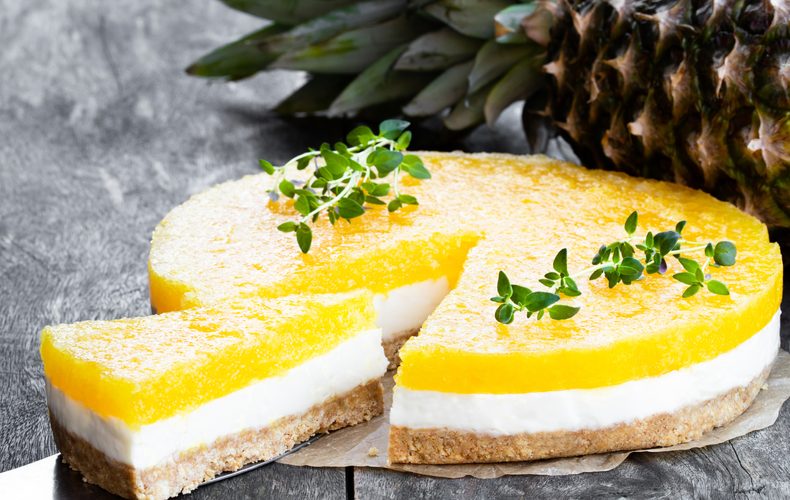 Ricetta Cheesecake Senza Cottura all’Ananas