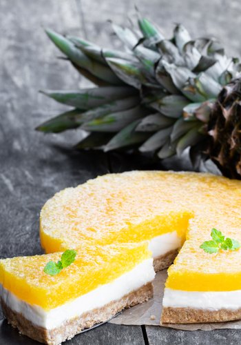 Ricetta Cheesecake Senza Cottura all’Ananas