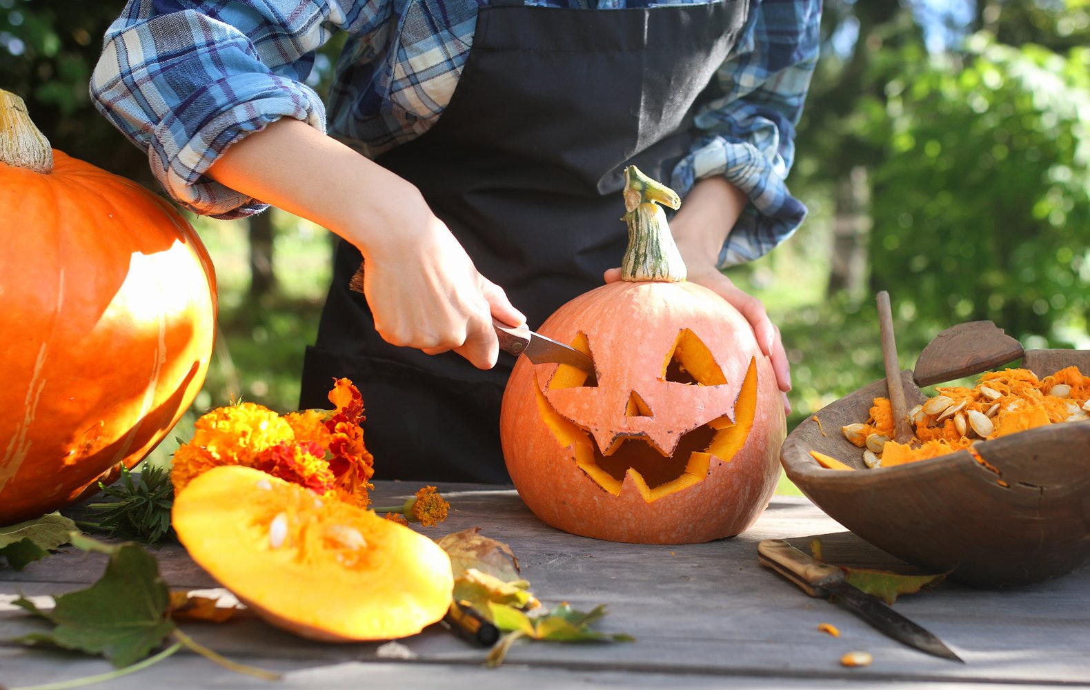 come si fa zucca di halloween