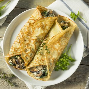 Crepes Ricotta e Funghi