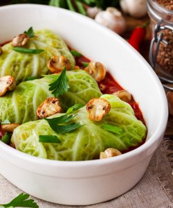 Ricetta Involtini di Verza alla Boscaiola