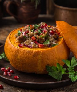 Ricetta Orzotto con Zucca e Funghi