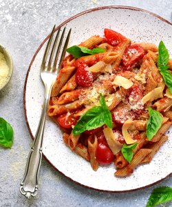 Ricetta Penne Integrali ai Due Pomodori