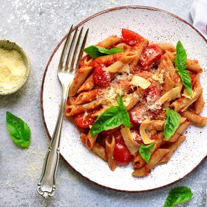 Penne Integrali ai Due Pomodori