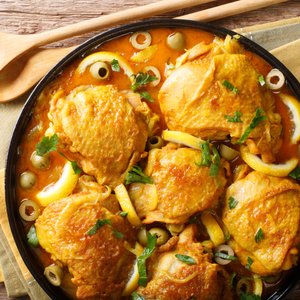 Tajine di Pollo ai Limoni e Olive