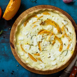 Crostata Salata alla Zucca e Formaggi