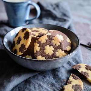 Biscotti Bicolore Quadrifoglio