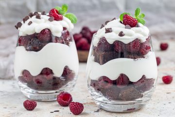 Ricetta Trifle con Brownies e Crema al Mascarpone