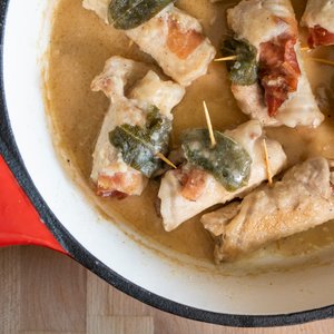 Involtini di Maiale allo Speck, Salvia e Birra